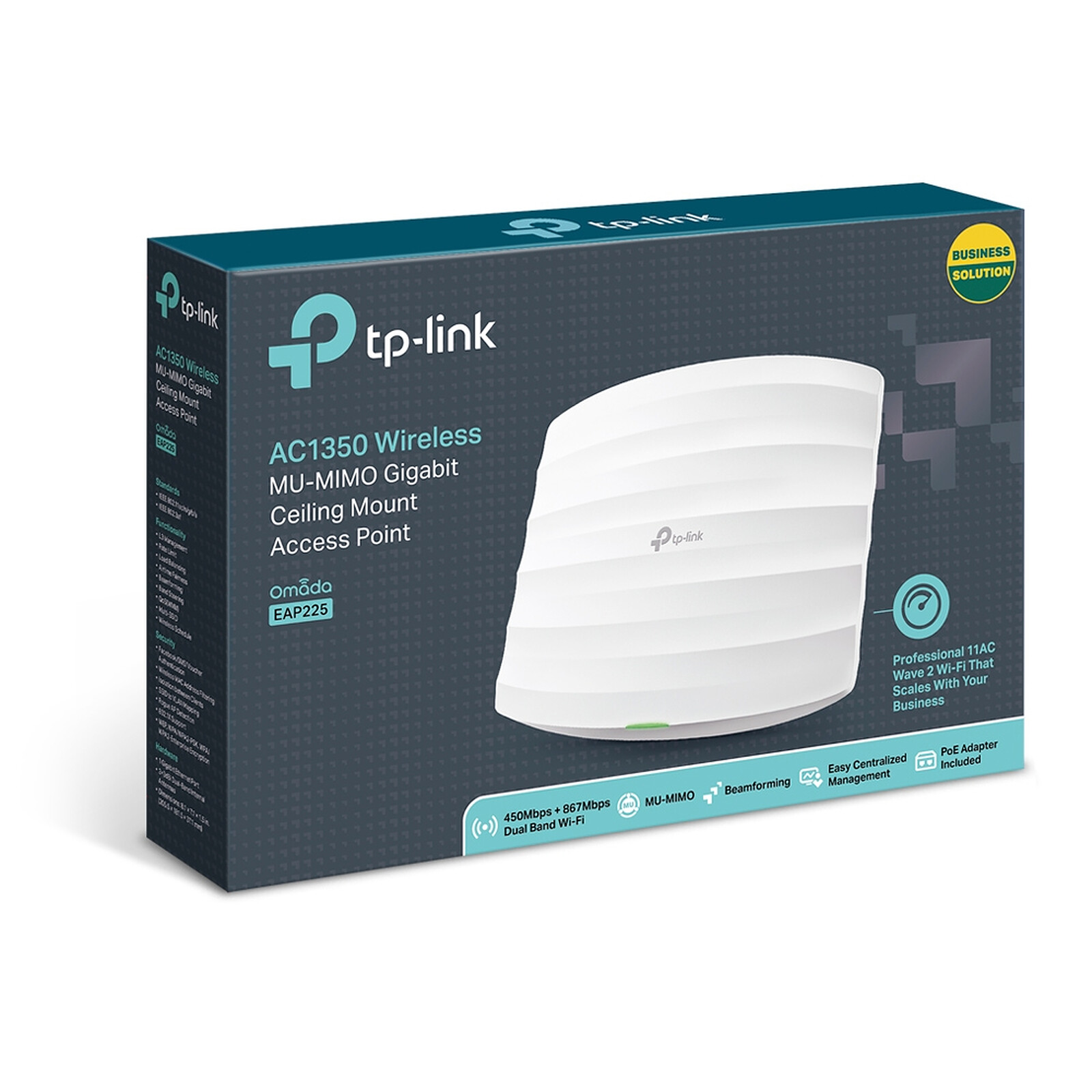 ACCESS-POINT-INDOOR-MU-MIMO-TP-LINK-EAP225-WIFI-AC1350-TECNOLOGIA-OMADA